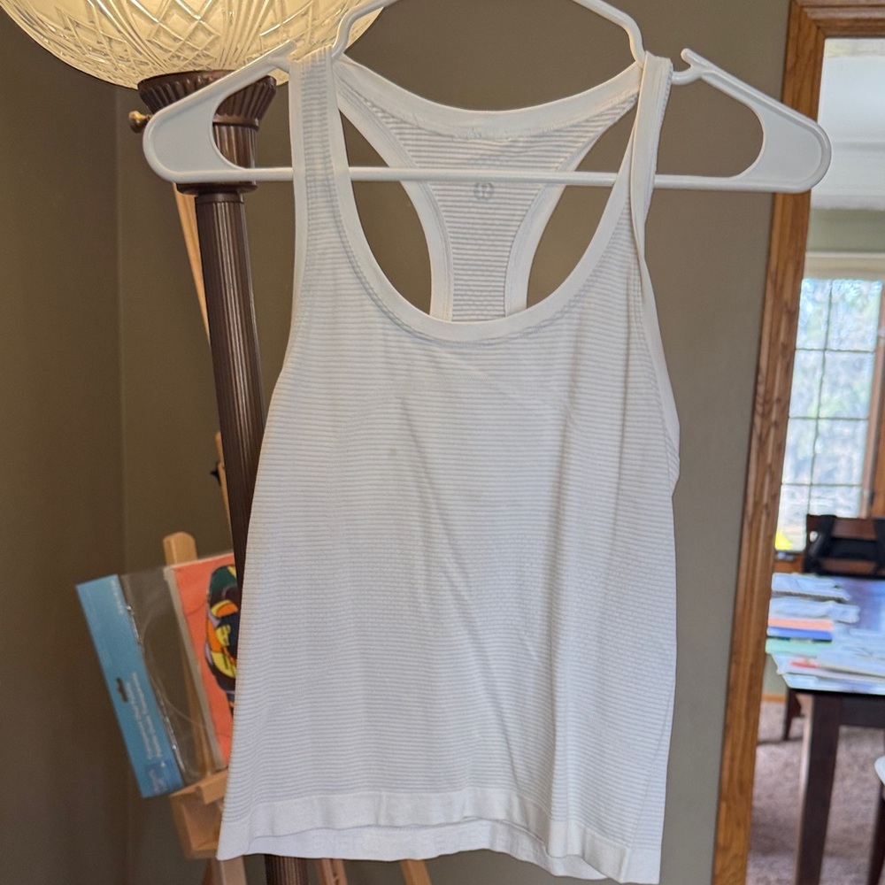 lululemon athletica White Swiftly Tech Racerback Tank Top